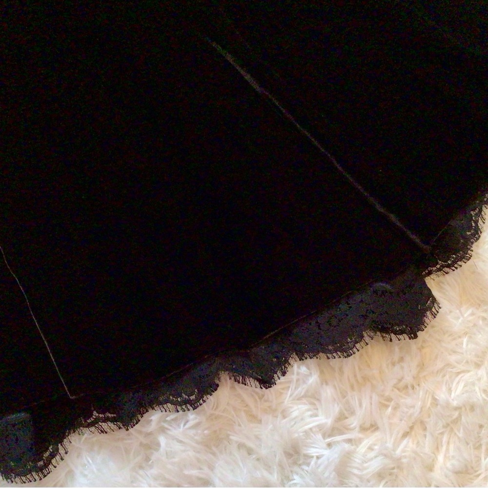 Dolce & Gabbana 40 Velvet Silk Lace Italy D&G Witchy Fancy Christmas S Sm Flaw * - Picture 4 of 9
